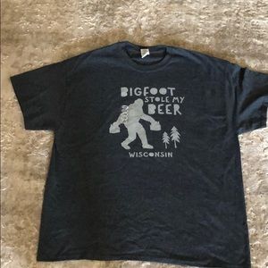 Bigfoot stole my beer T-shirt